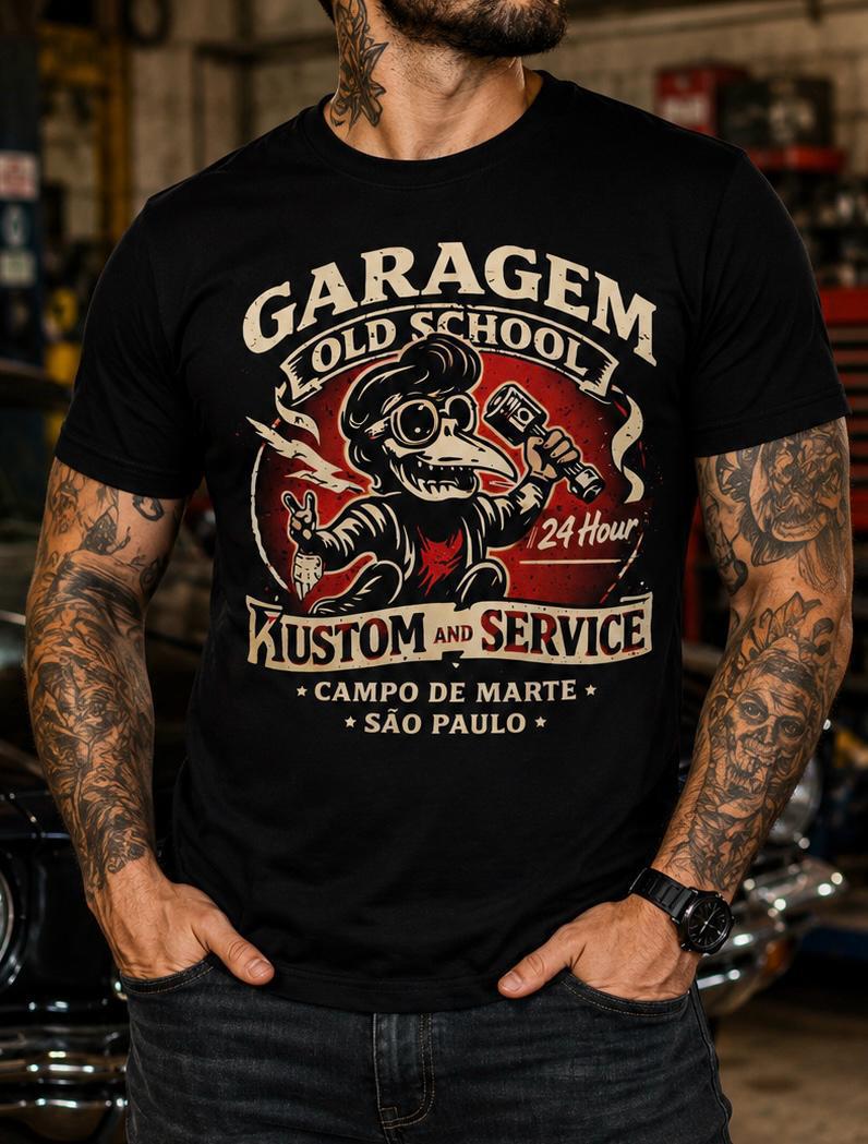 Camiseta Corvo Kustom